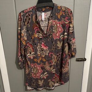 Floral Print Women's Top